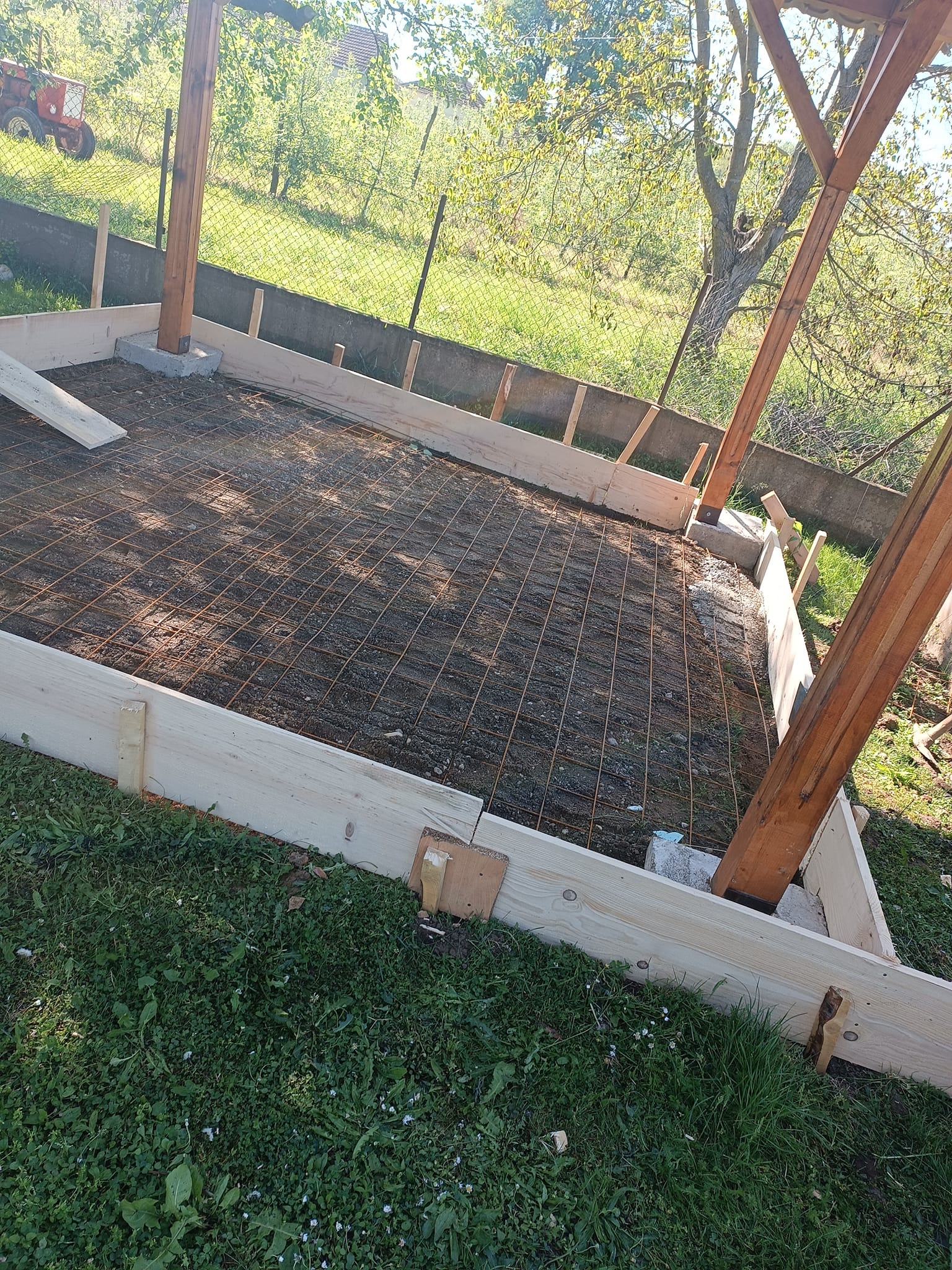 Izgradnja temenja, betoniranje, grubi i fini radovi